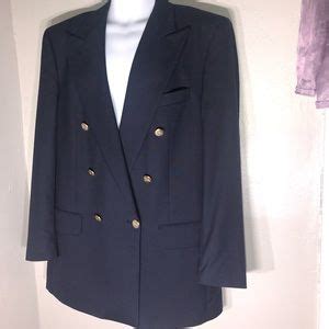 burberry men's navy blazer